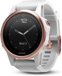 Garmin fenix 5s, Premium and Rugged Smaller-Sized Multisport GPS Smartwatch, Sapphire Glass, Rose Gold/White