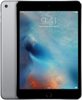 Apple iPad Mini 4, 128GB, Space Gray - WiFi (Renewed)