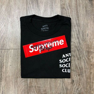 DS SS21 Anti social social club Kkoch Black Tee Shirt ASSC S-XL 100% Auth TS