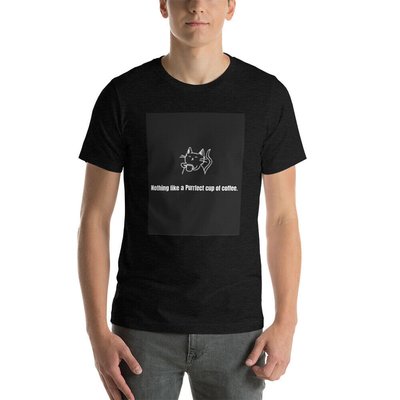 Cat Drinking T Shirt Unisex