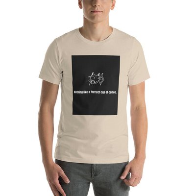 Cat Drinking T Shirt Unisex