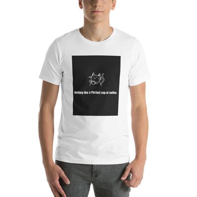 Cat Drinking T Shirt Unisex