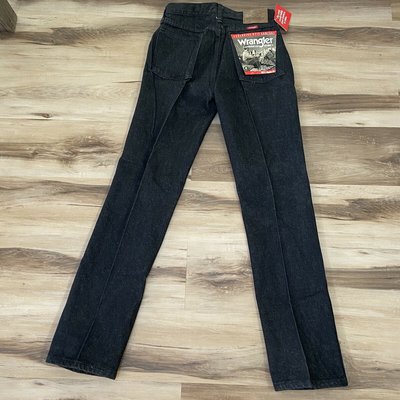 VIntage WRANGLER BlackJeans Reg Straight Leg 30 X 32 USA made Heavyweight