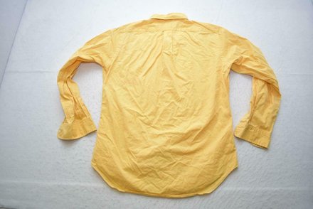 Polo Ralph Lauren Dress Shirt Yellow Classic Long Sleeve Mens Size Small