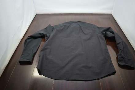 Untuckit Designer Dress Shirt Dark Gray Long Sleeve Button Up Mens Size XL