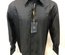 Mens MANZINI Button Up Dress Shirt BLACK ELEGANT PAISLEY SHINNY FRENCH CUFF 314