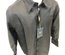 Mens MANZINI Button Up Dress Shirt BLACK ELEGANT PAISLEY SHINNY FRENCH CUFF 314